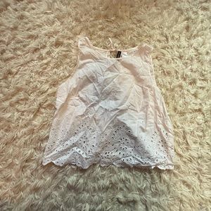 White tank blouse